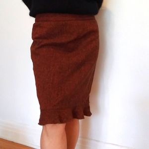 Beautiful Club Monaco wool pencil skirt Size 6